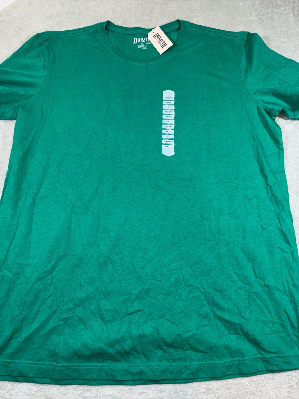 NWT Duluth Trading Co. Men's Short Sleeve Longtail T-Shirt Green XL